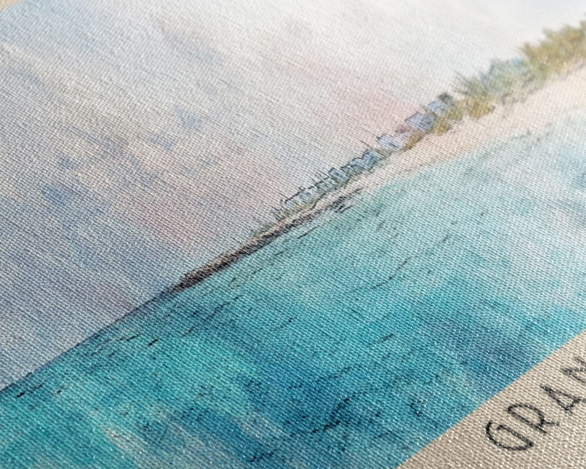 Grand Turk, Turks and Caicos Watercolor Beach Print, Vacation Gift, Turks and Caicos Wall Art, Beach Painting, Beach Decor, Beach Painting