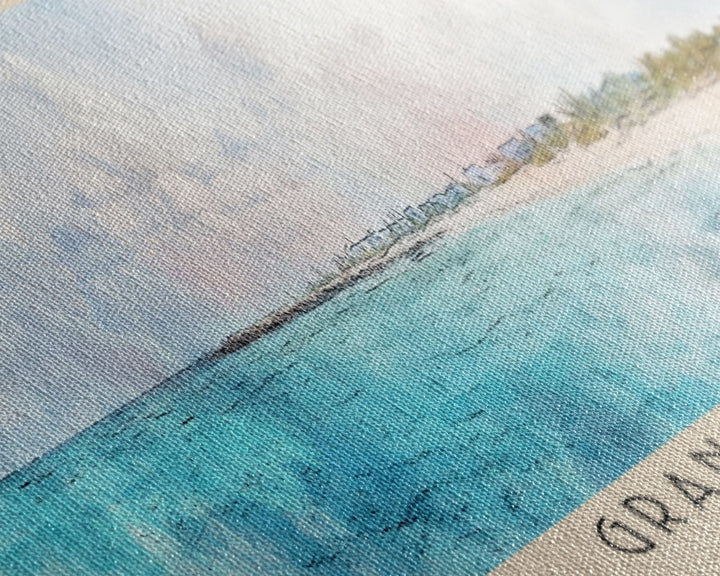 Grand Turk, Turks and Caicos Watercolor Beach Print, Vacation Gift, Turks and Caicos Wall Art, Beach Painting, Beach Decor, Beach Painting