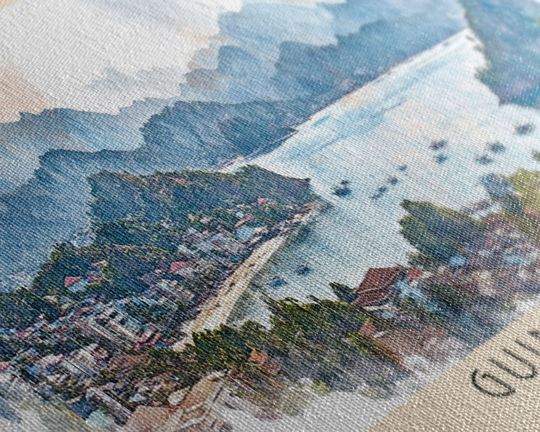 Guimaras, Philippines Watercolor Print, Vacation Gift, Philippines Wall Art, Beach Painting, Beach Decor, Beach Or Lakehouse Art