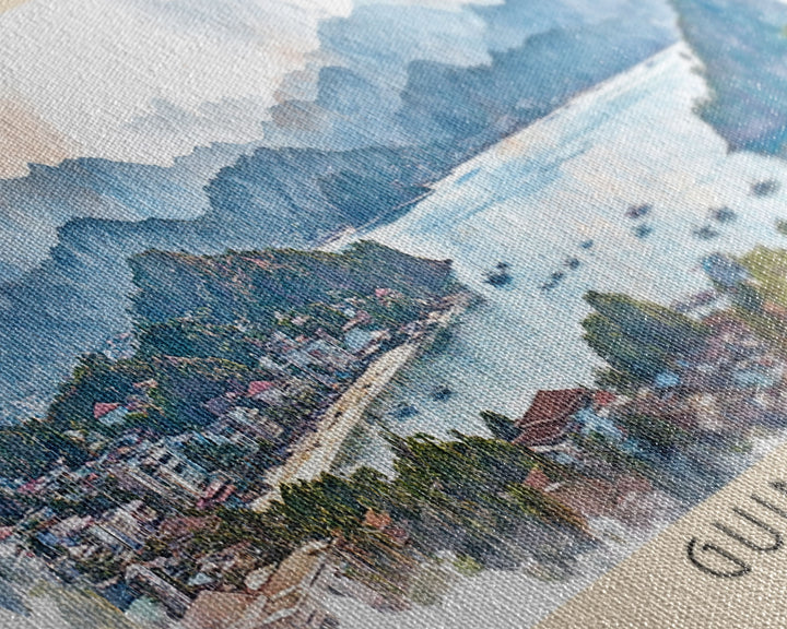 Guimaras, Philippines Watercolor Print, Vacation Gift, Philippines Wall Art, Beach Painting, Beach Decor, Beach Or Lakehouse Art