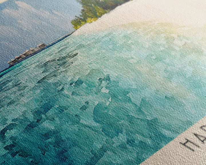 Hadahaa, Maldives Watercolor Print, Vacation Gift, Maldives Wall Art, Vacation Wall Art, Vacatation Memories, Beach Decor, Beach Or Lakehouse Art