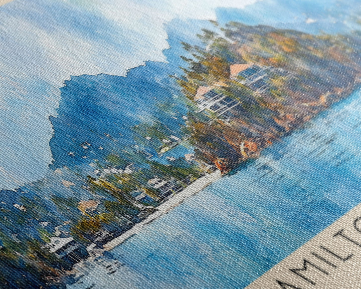 Hamilton Island, Australia Watercolor Print, Vacation Gift, Australia Wall Art, Beach Painting, Beach Decor, Large Wall Art, Wood Frame Art