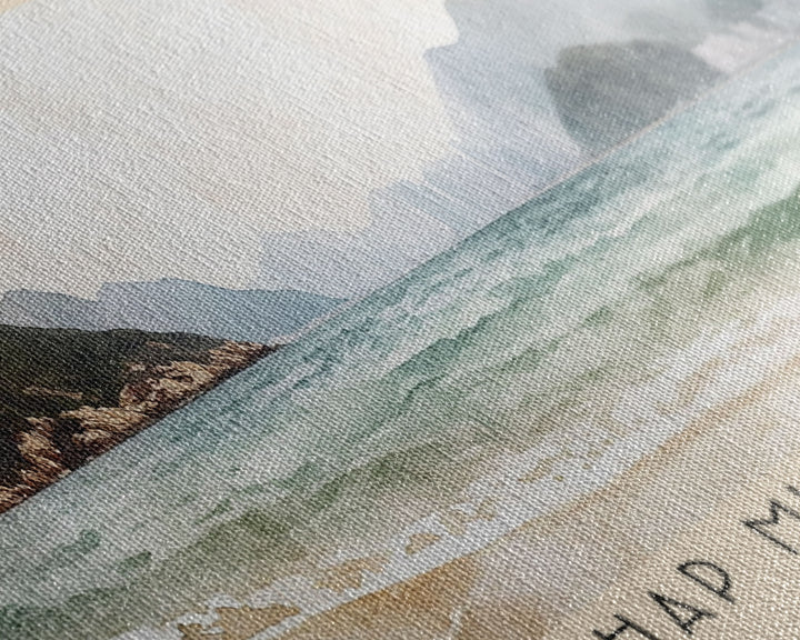 Hap Mun Beach, Hong Kong Watercolor Print, Vacation Gift, Hong Kong Wall Art, Beach Painting, Beach Decor, Beach Or Lakehouse Art