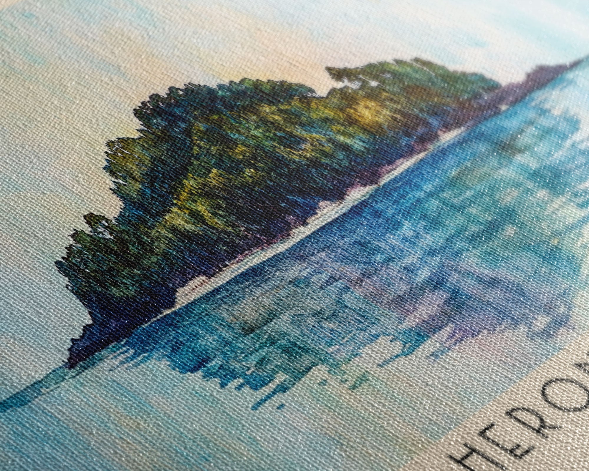 Heron Island, Australia Watercolor Beach Print, Vacation Gift, Australia Wall Art, Beach Painting, Beach Decor, Beach Painting