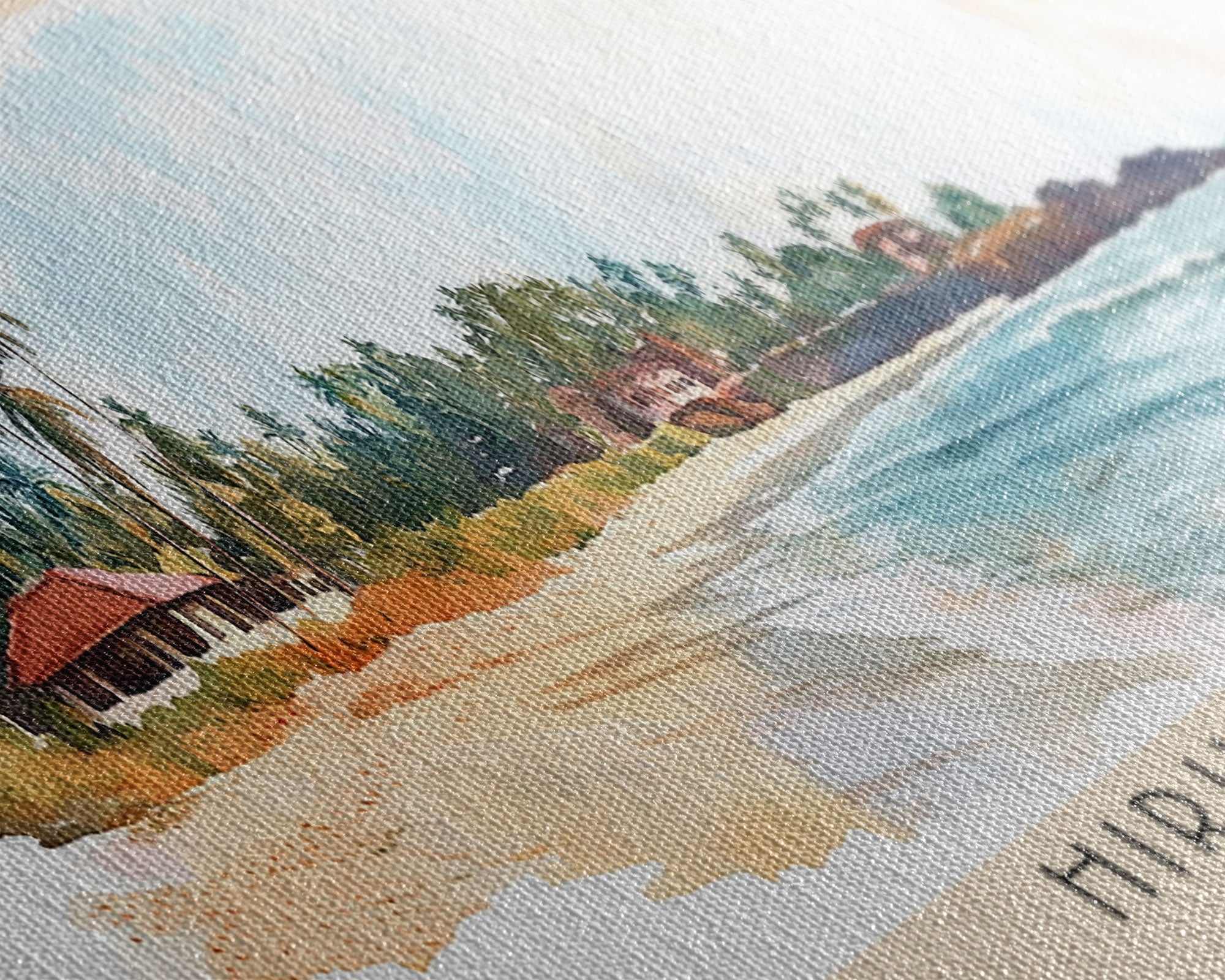 Hiriketiya, Sri Lanka Watercolor Print, Vacation Gift, Sri Lanka Wall Art, Beach Painting, Beach Decor, Beach Or Lakehouse Art