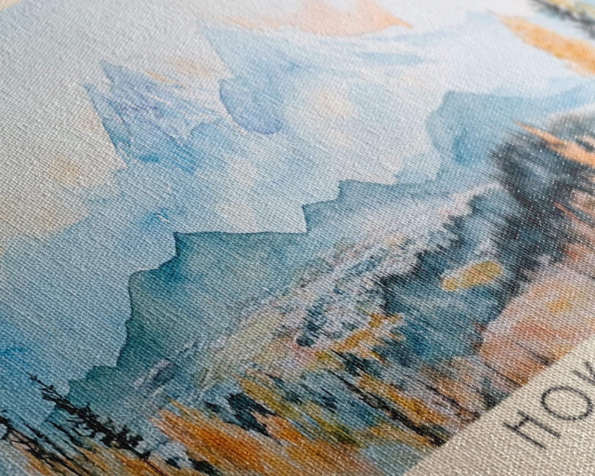 Hokkaido, Japan Watercolor Print, Vacation Gift, Japan Wall Art, Beach Painting, Beach Decor, Beach Or Lakehouse Art