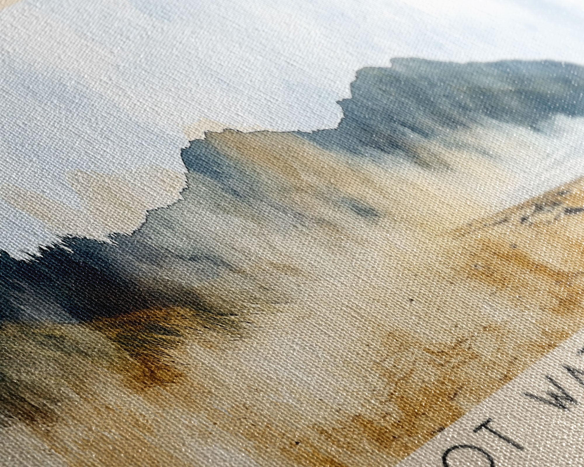 Hot Water Beach, New Zealand Watercolor Beach Print, Vacation Gift, New Zealand Wall Art, Beach Painting, Beach Decor, Beach Painting