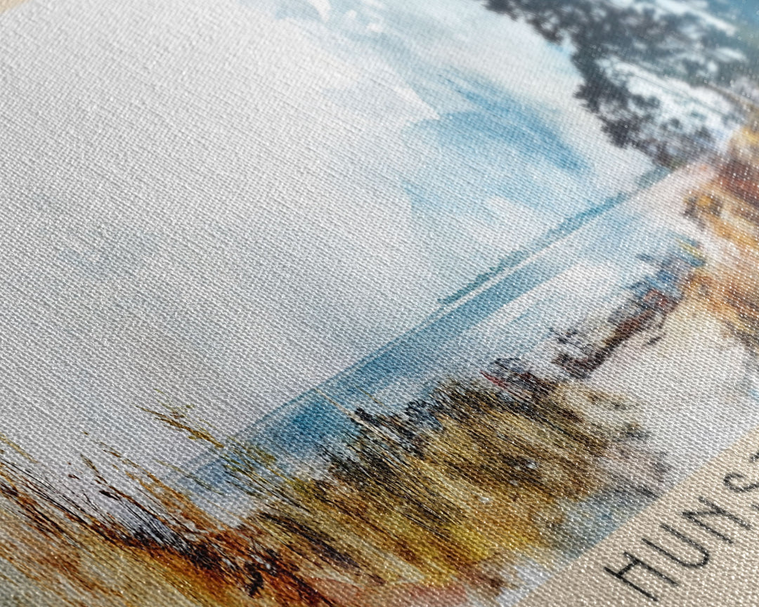 Hunstanton, United Kingdom Watercolor Print, Vacation Gift, United Kingdom Wall Art, Beach Painting, Beach Decor, Beach Or Lakehouse Art