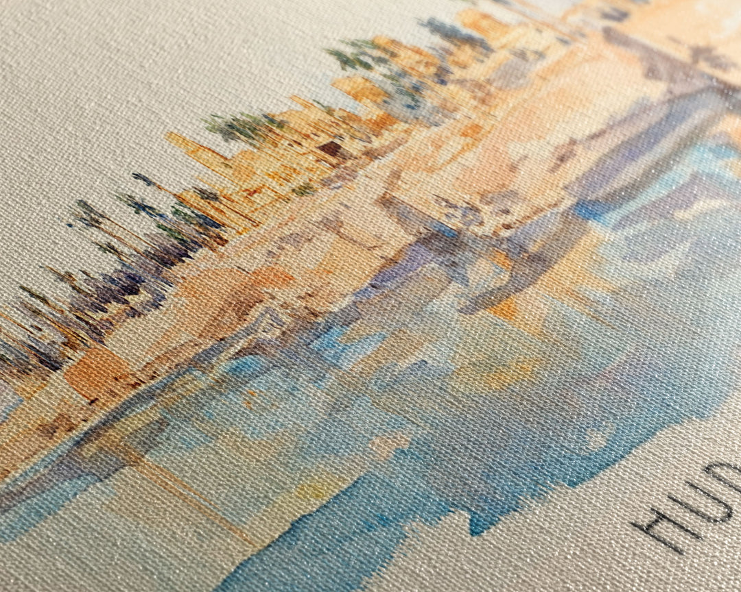 Hurghada, Egypt Watercolor Beach Print, Vacation Gift, Egypt Wall Art, Beach Painting, Beach Decor, Beach Painting