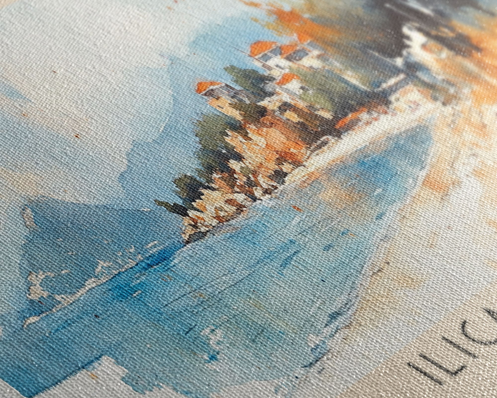 Ilıca Beach, Turkey Watercolor Beach Print, Vacation Gift, Turkey Wall Art, Beach Painting, Beach Decor, Beach Painting