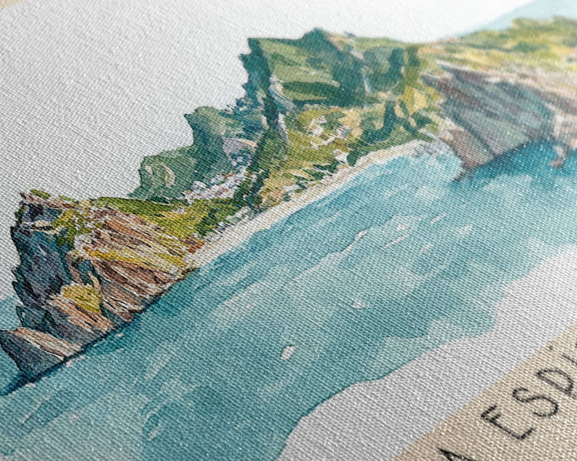 Isla Espíritu Santo, Mexico Watercolor Print, Vacation Gift, Mexico Wall Art, Vacation Wall Art, Vacatation Memories, Beach Decor, Beach Or Lakehouse Art