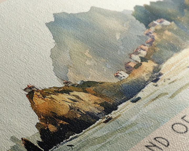 Island of San Andres, Colombia Watercolor Print, Vacation Gift, Colombia Wall Art, Beach Painting, Beach Decor, Beach Or Lakehouse Art