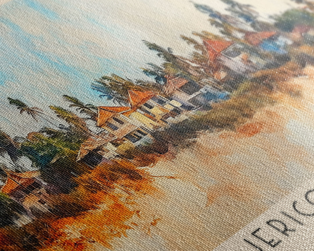 Jericoacoara, Brazil Watercolor Print, Vacation Gift, Brazil Wall Art, Vacation Wall Art, Vacatation Memories, Beach Decor, Beach Or Lakehouse Art