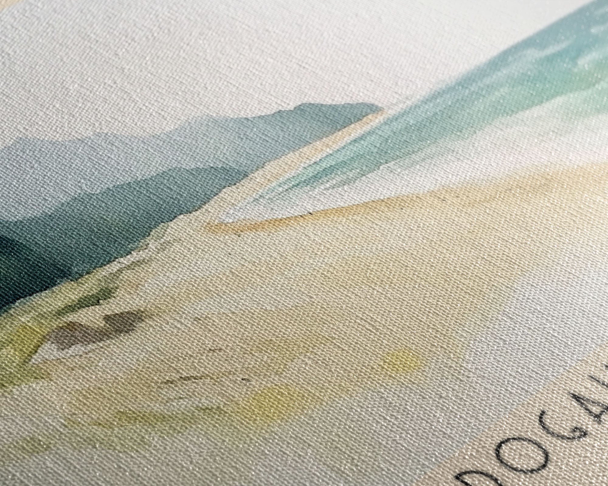 Jodogahama Beach, Japan Watercolor Print, Vacation Gift, Japan Wall Art, Beach Painting, Beach Decor, Beach Or Lakehouse Art