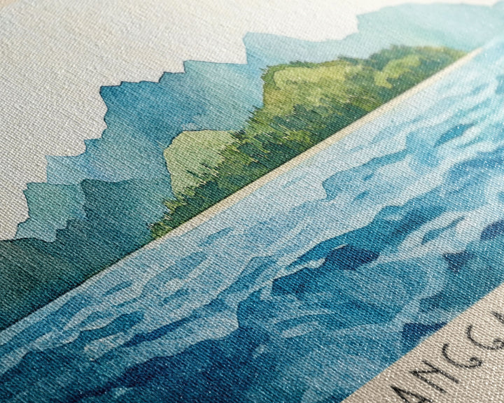 Kalanggaman Island, Philippines Watercolor Print, Vacation Gift, Philippines Wall Art, Vacation Wall Art, Vacatation Memories, Beach Decor, Beach Or Lakehouse Art