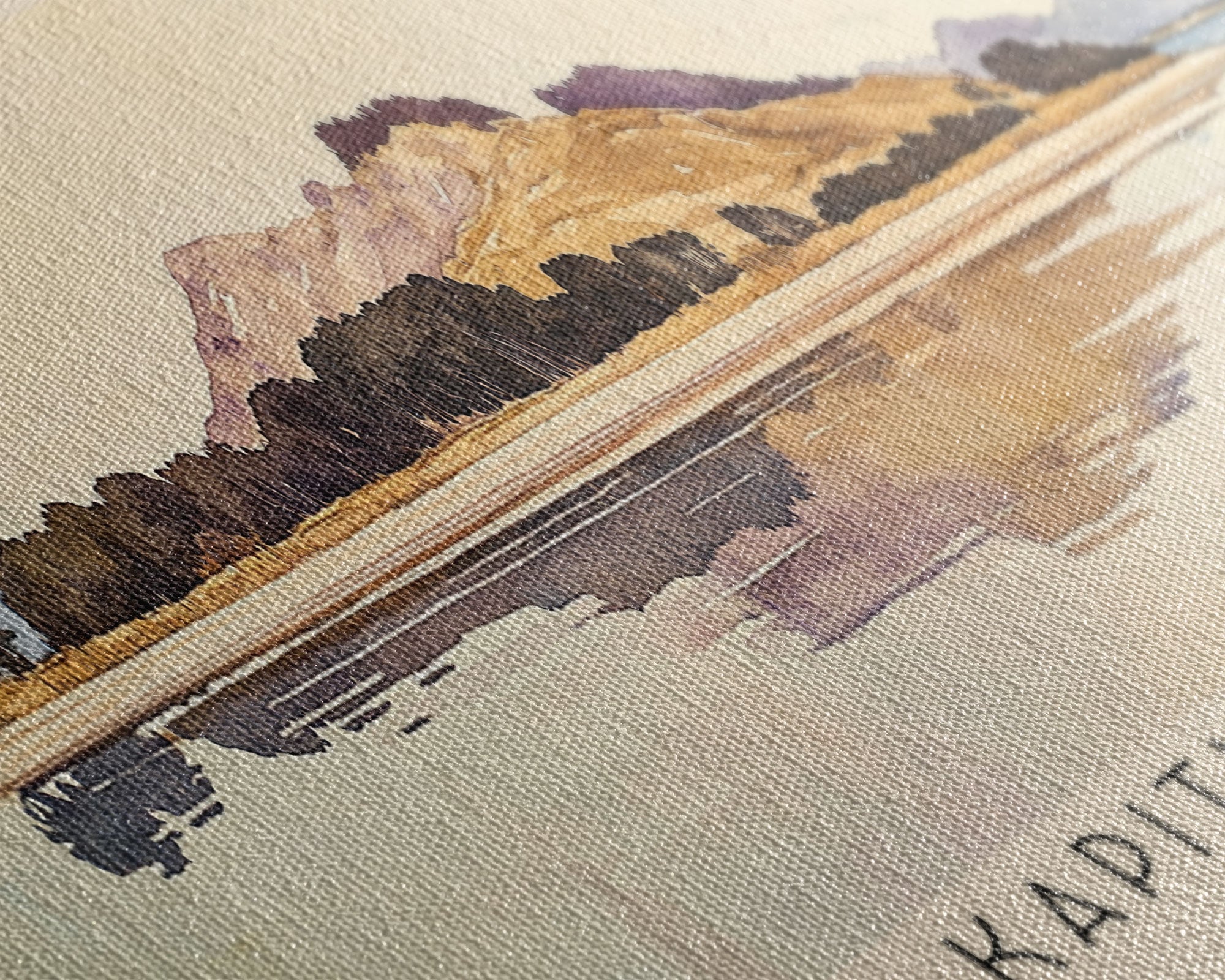 Kapiti Island, New Zealand Watercolor Print, Vacation Gift, New Zealand Wall Art, Beach Painting, Beach Decor, Beach Or Lakehouse Art