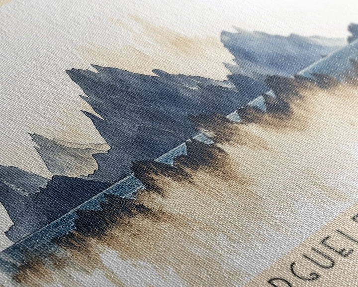 Kerguelen Islands, France Watercolor Print, Vacation Gift, France Wall Art, Beach Painting, Beach Decor, Beach Or Lakehouse Art