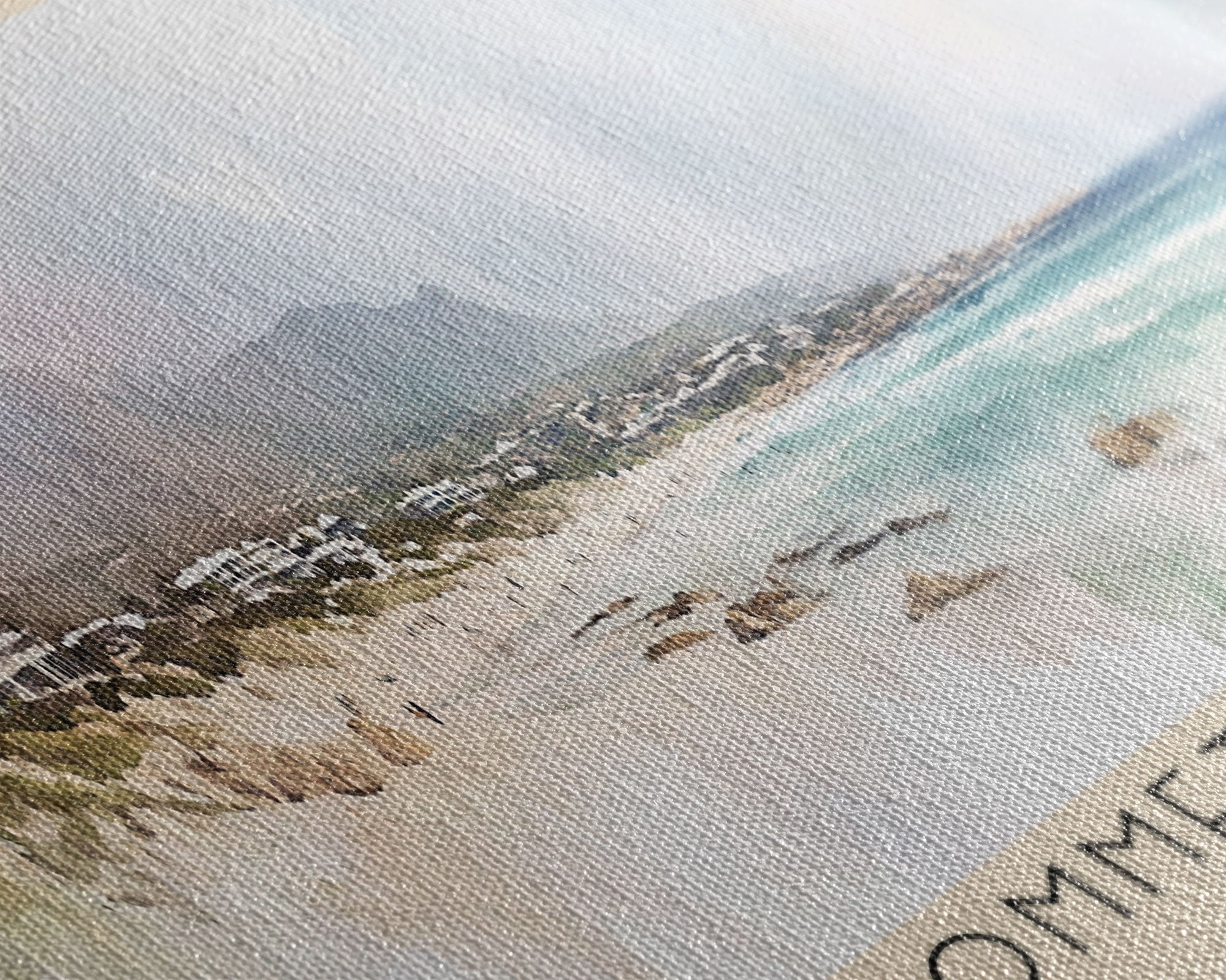 Kommetjie Beach, South Africa Watercolor Print, Vacation Gift, South Africa Wall Art, Vacation Wall Art, Vacatation Memories, Beach Decor, Beach Or Lakehouse Art