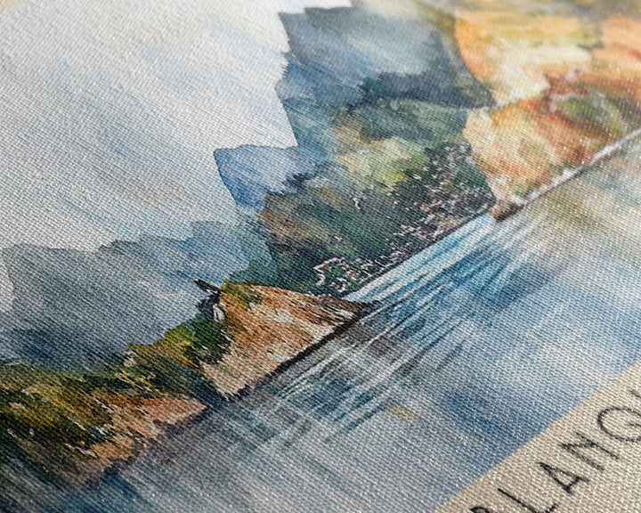 La Blanquilla Island, Venezuela Watercolor Print, Vacation Gift, Venezuela Wall Art, Beach Painting, Beach Decor, Beach Or Lakehouse Art