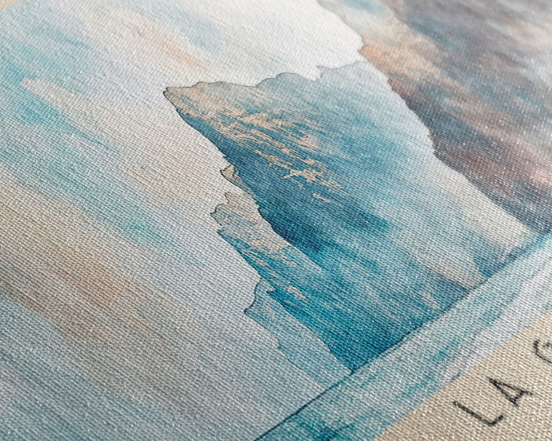 La Gomera, Spain Watercolor Print, Vacation Gift, Spain Wall Art, Vacation Wall Art, Vacatation Memories, Beach Decor, Beach Or Lakehouse Art