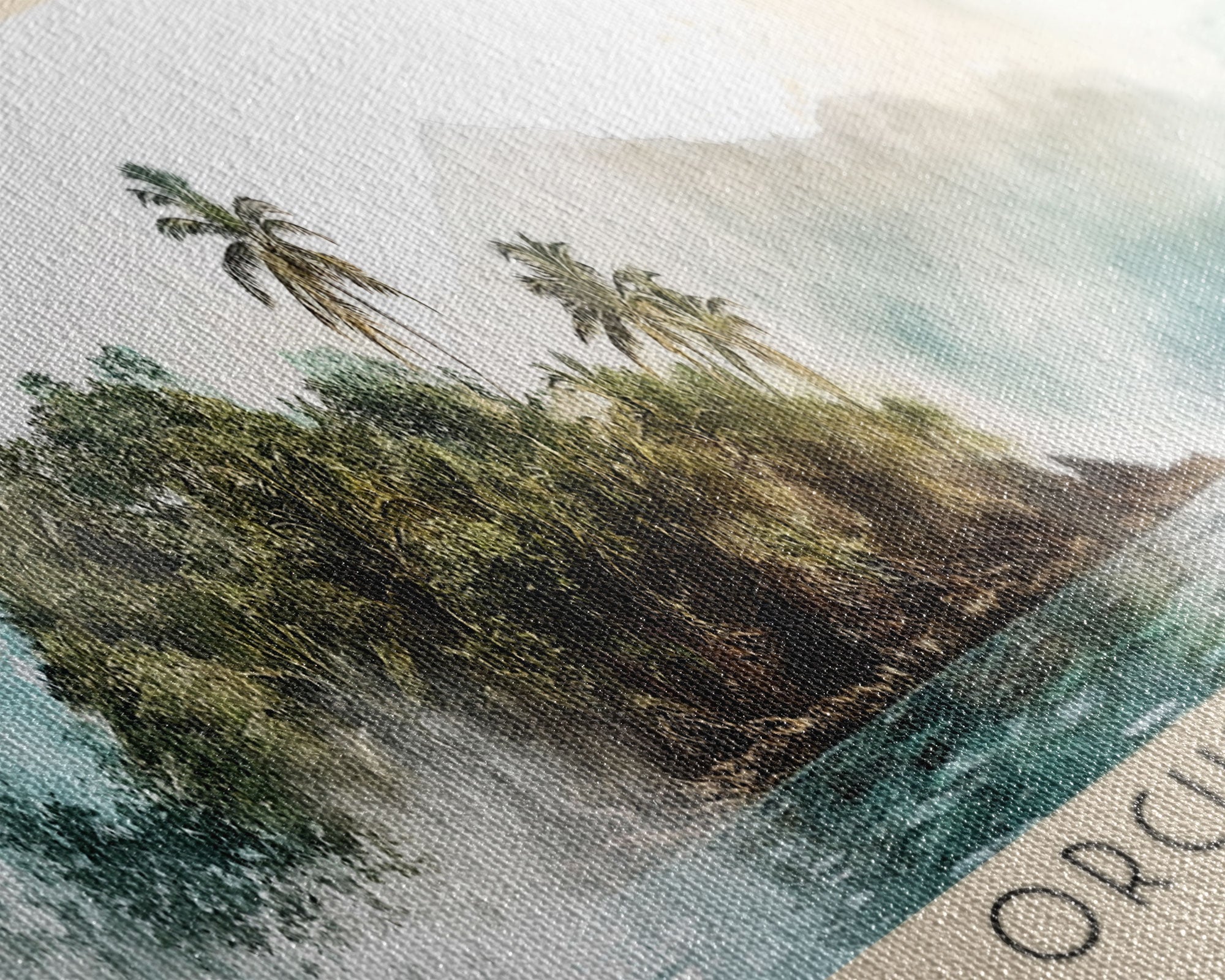 La Orchila Island, Venezuela Watercolor Beach Print, Vacation Gift, Venezuela Wall Art, Beach Painting, Beach Decor, Beach Painting