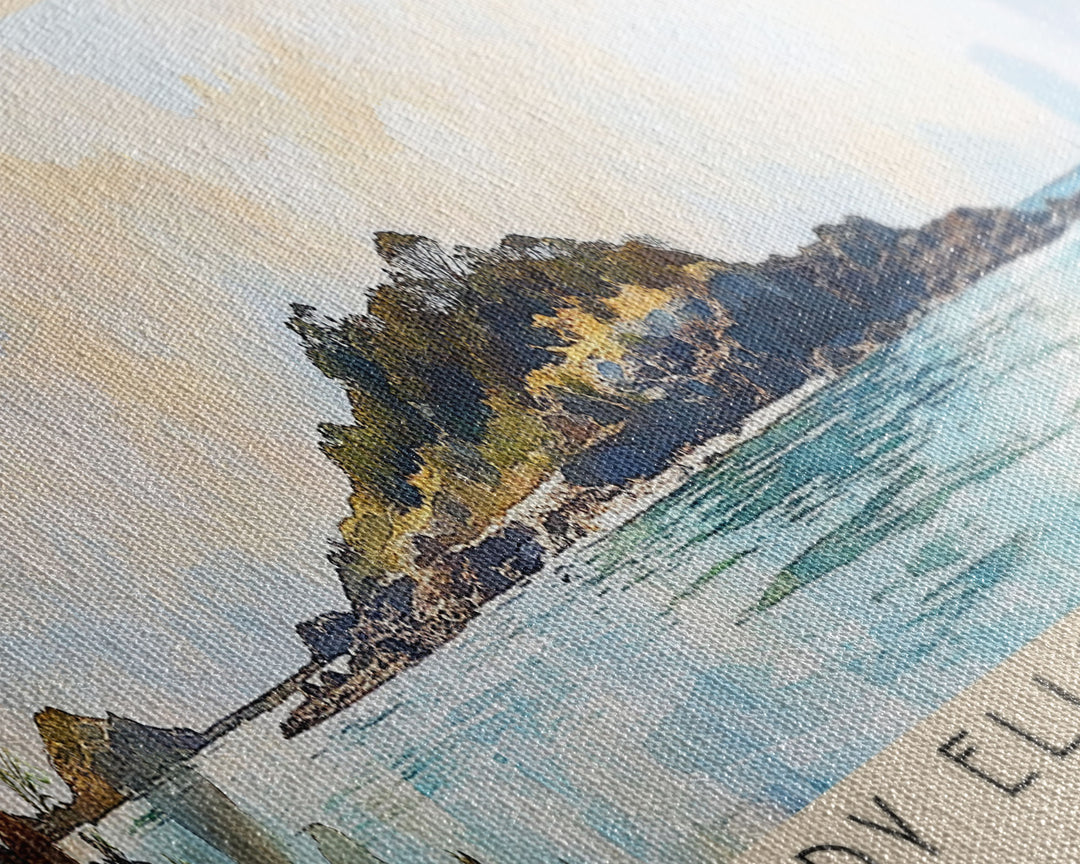 Lady Elliot Island, Australia Watercolor Print, Vacation Gift, Australia Wall Art, Beach Painting, Beach Decor, Beach Or Lakehouse Art