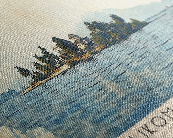 Likoma Island, Malawi Watercolor Print, Vacation Gift, Malawi Wall Art, Vacation Wall Art, Vacatation Memories, Beach Decor, Beach Or Lakehouse Art