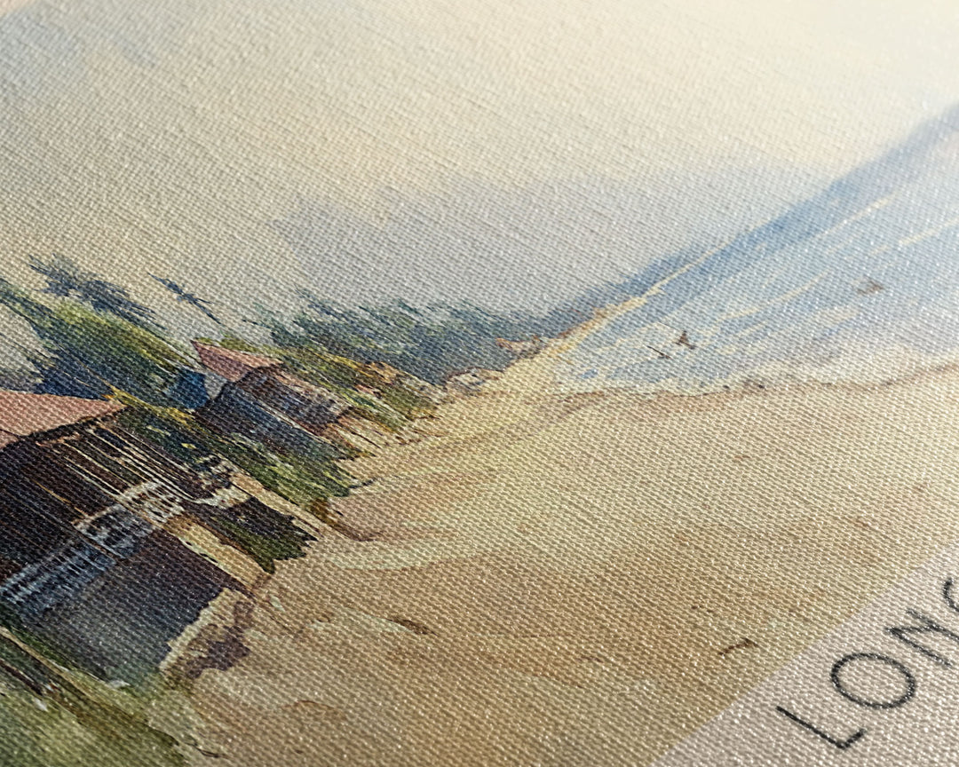 Long Beach, Philippines Watercolor Print, Vacation Gift, Philippines Wall Art, Beach Painting, Beach Decor, Beach Or Lakehouse Art