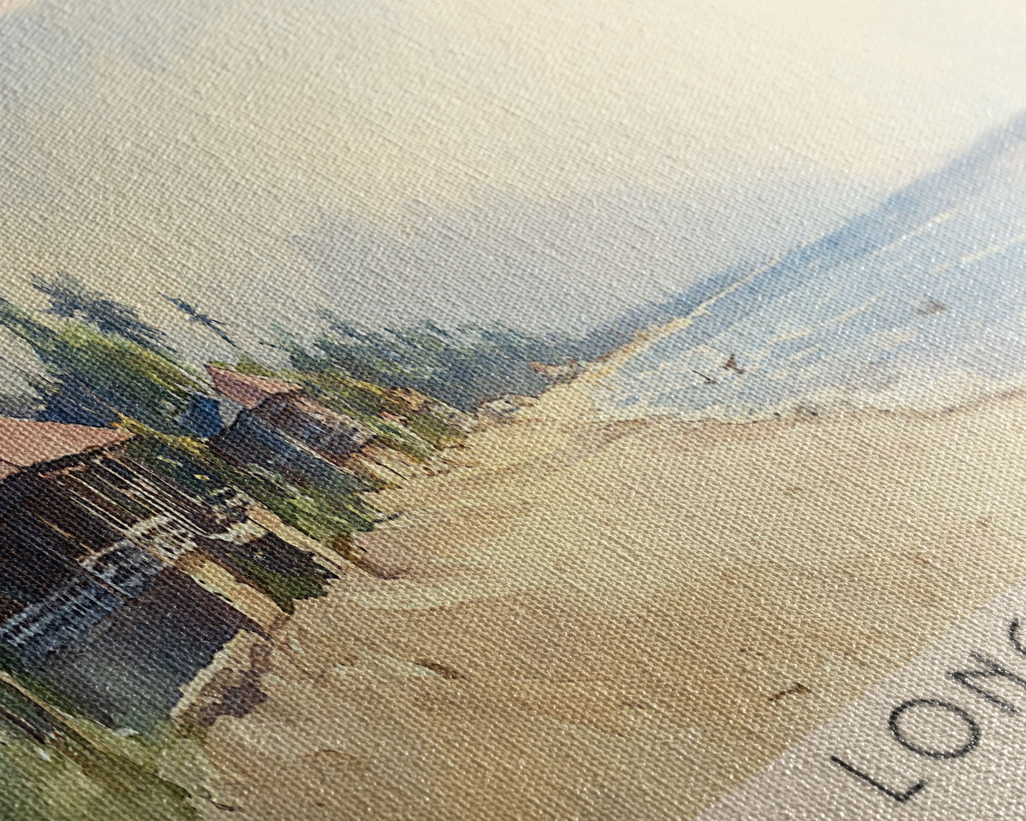 Long Beach, Philippines Watercolor Print, Vacation Gift, Philippines Wall Art, Beach Painting, Beach Decor, Beach Or Lakehouse Art