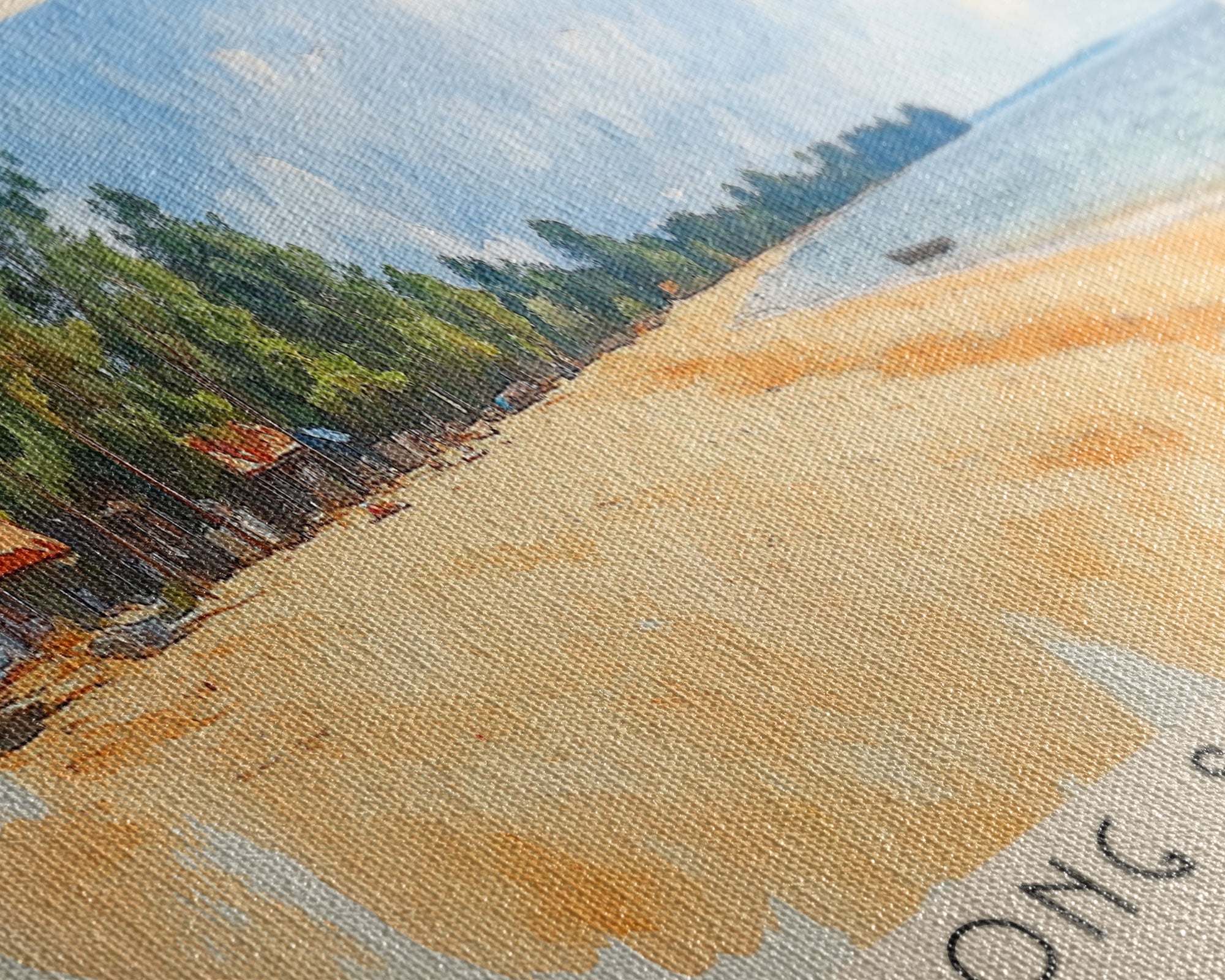 Long Set Beach, Cambodia Watercolor Print, Vacation Gift, Cambodia Wall Art, Vacation Wall Art, Vacatation Memories, Beach Decor, Beach Or Lakehouse Art