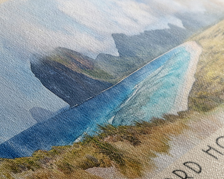 Lord Howe Island, Australia Watercolor Beach Print, Vacation Gift, Australia Wall Art, Beach Painting, Beach Decor, Beach Painting