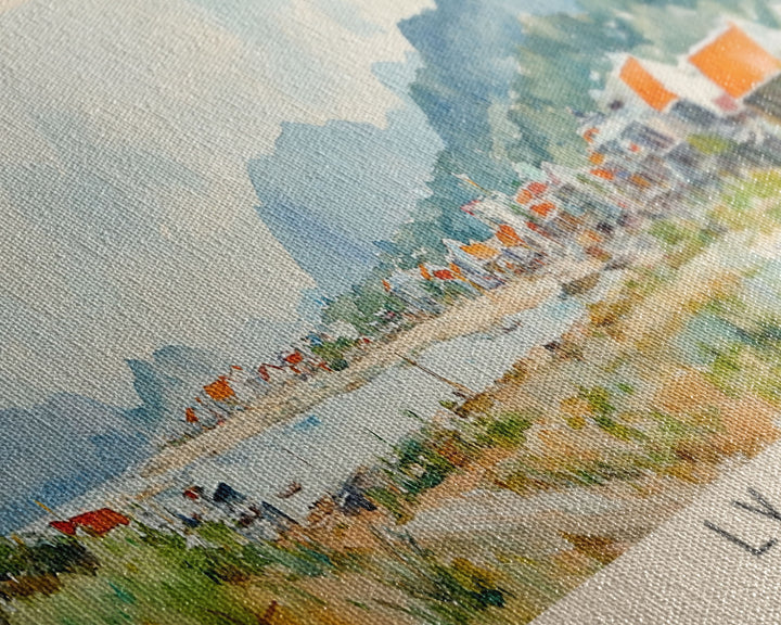 Ly Son, Vietnam Watercolor Print, Vacation Gift, Vietnam Wall Art, Beach Painting, Beach Decor, Beach Or Lakehouse Art