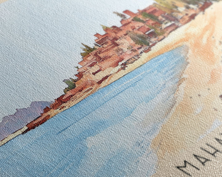 Mahavelona, Madagascar Watercolor Print, Vacation Gift, Madagascar Wall Art, Vacation Wall Art, Vacatation Memories, Beach Decor, Beach Or Lakehouse Art