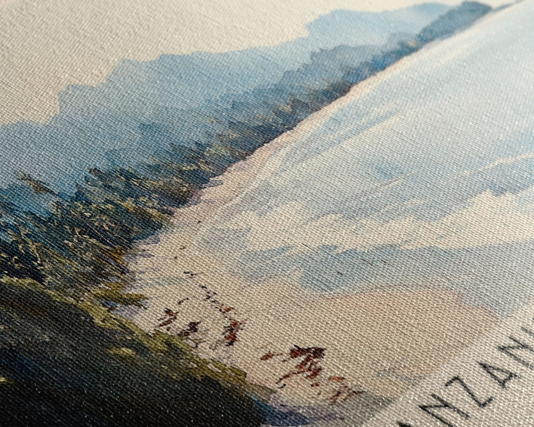 Manzanillo Beach, Costa Rica Watercolor Print, Vacation Gift, Costa Rica Wall Art, Vacation Wall Art, Vacatation Memories, Beach Decor, Beach Or Lakehouse Art