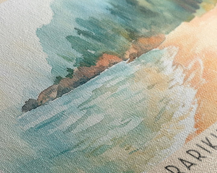 Mararikulam Beach, India Watercolor Print, Vacation Gift, India Wall Art, Vacation Wall Art, Vacatation Memories, Beach Decor, Beach Or Lakehouse Art