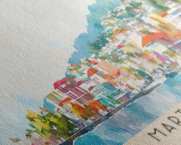 Martinique, France Watercolor Print, Vacation Gift, France Wall Art, Vacation Wall Art, Vacatation Memories, Beach Decor, Beach Or Lakehouse Art