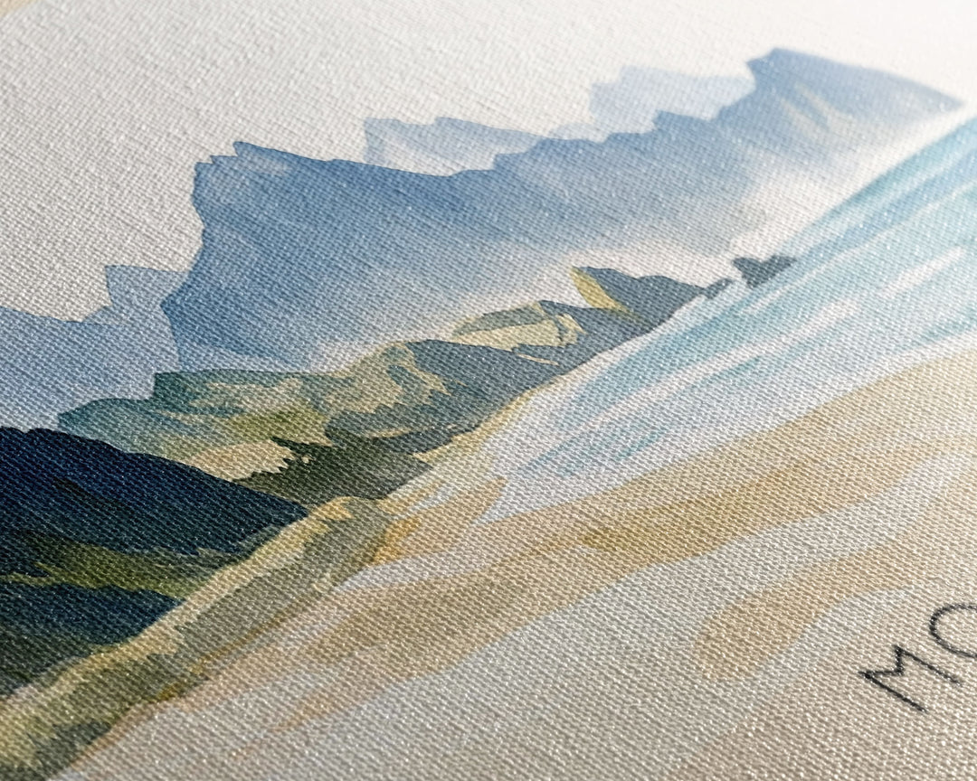 Moeraki, New Zealand Watercolor Print, Vacation Gift, New Zealand Wall Art, Beach Painting, Beach Decor, Beach Or Lakehouse Art