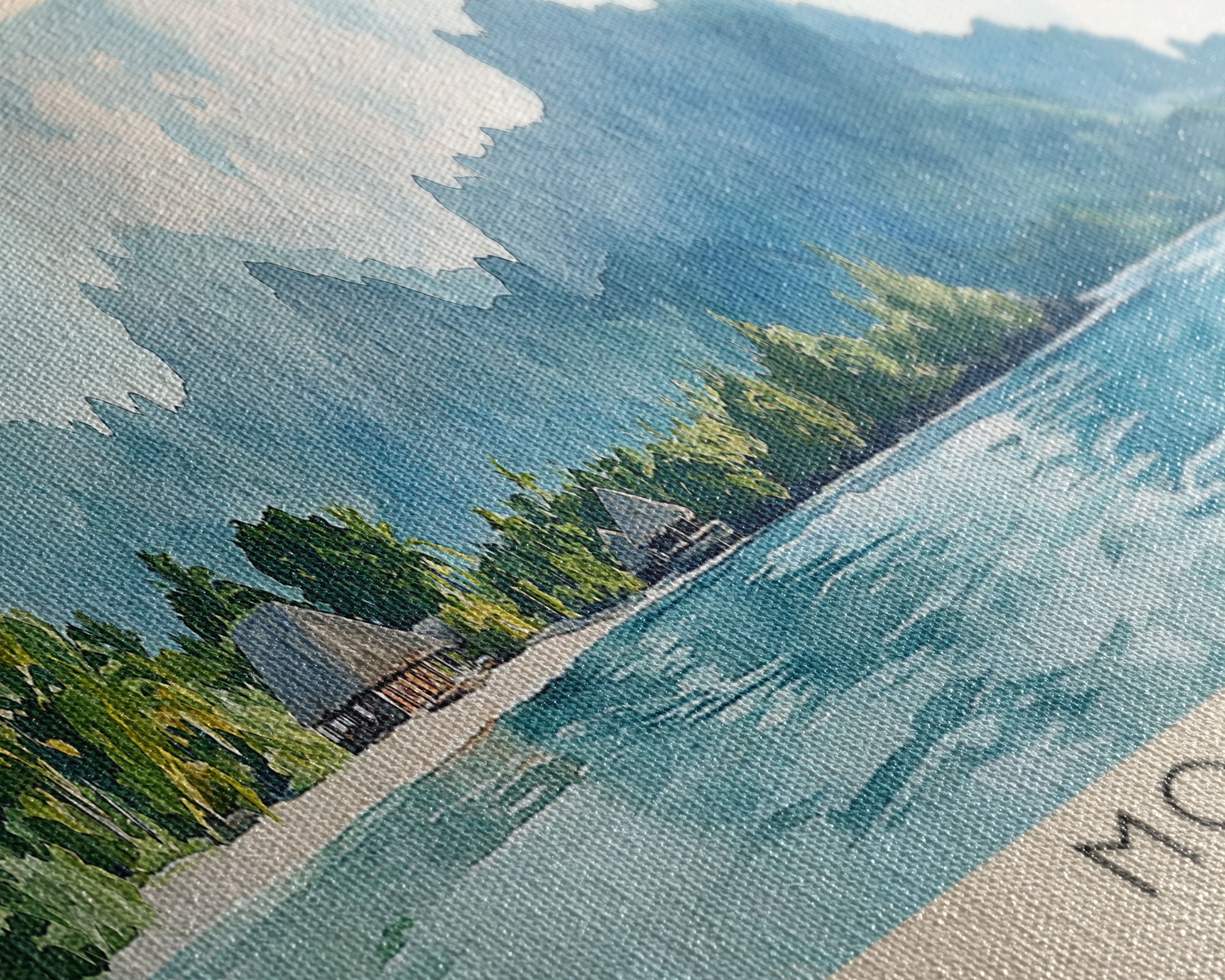 Moorea, French Polynesia Watercolor Print, Vacation Gift, French Polynesia Wall Art, Vacation Wall Art, Vacatation Memories, Beach Decor, Beach Or Lakehouse Art