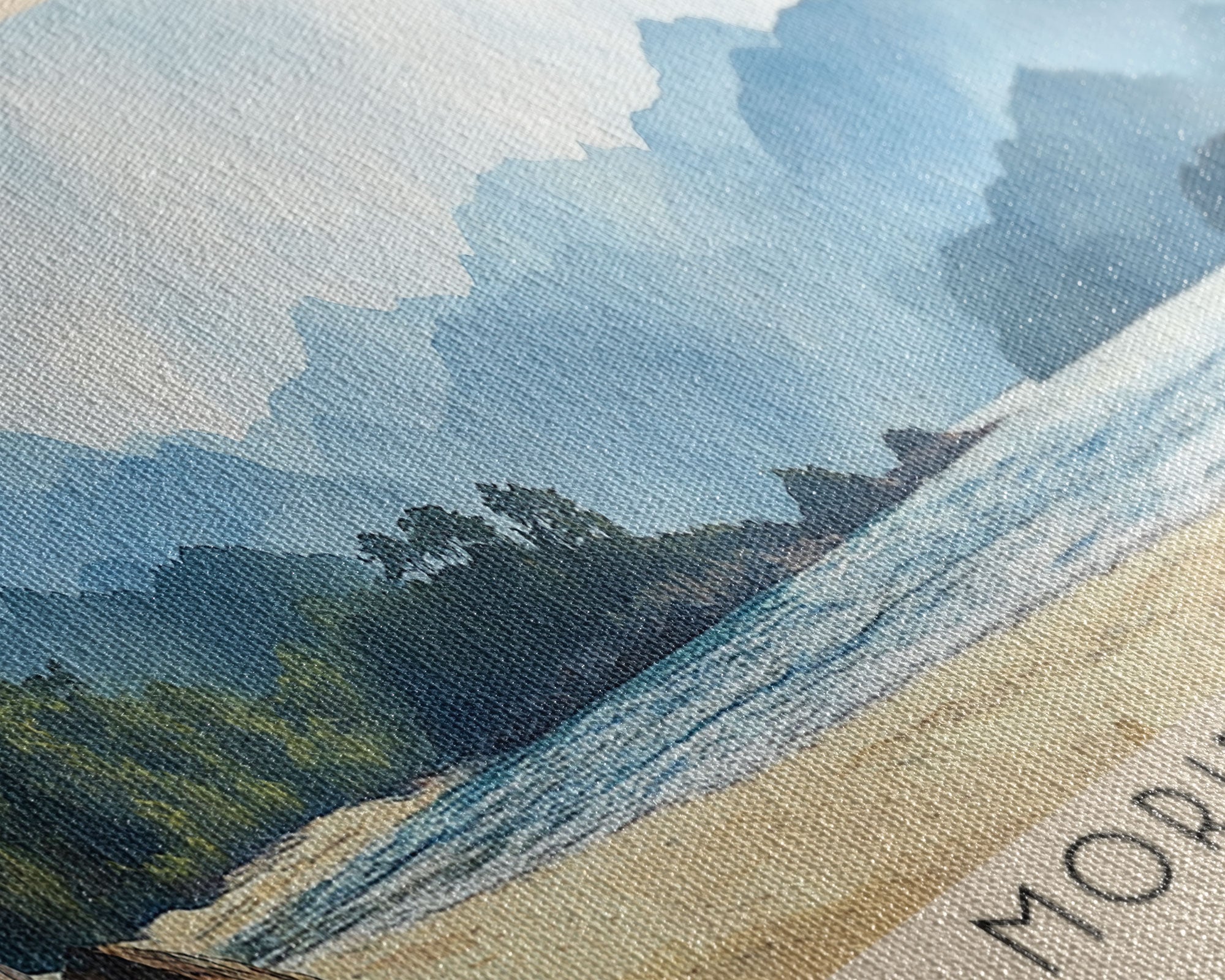 Morib Beach, Malasyia Watercolor Print, Vacation Gift, Malasyia Wall Art, Beach Painting, Beach Decor, Beach Or Lakehouse Art