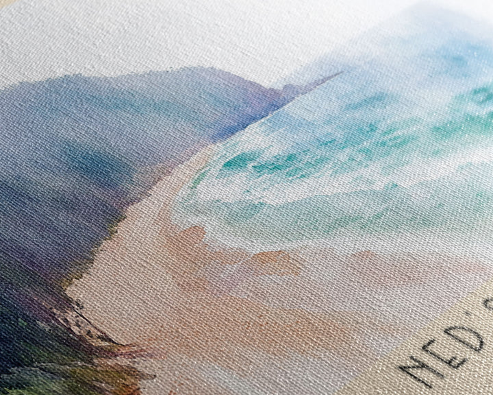 Ned's Beach, Australia Watercolor Print, Vacation Gift, Australia Wall Art, Vacation Wall Art, Vacatation Memories, Beach Decor, Beach Or Lakehouse Art