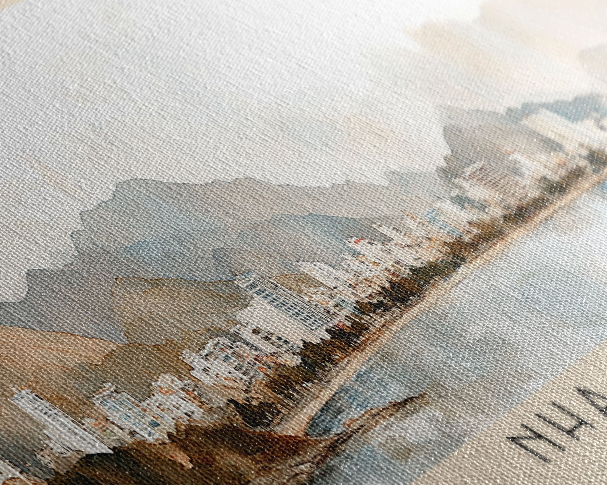 Nha Trang, Vietnam Watercolor Print, Vacation Gift, Vietnam Wall Art, Vacation Wall Art, Vacatation Memories, Beach Decor, Beach Or Lakehouse Art