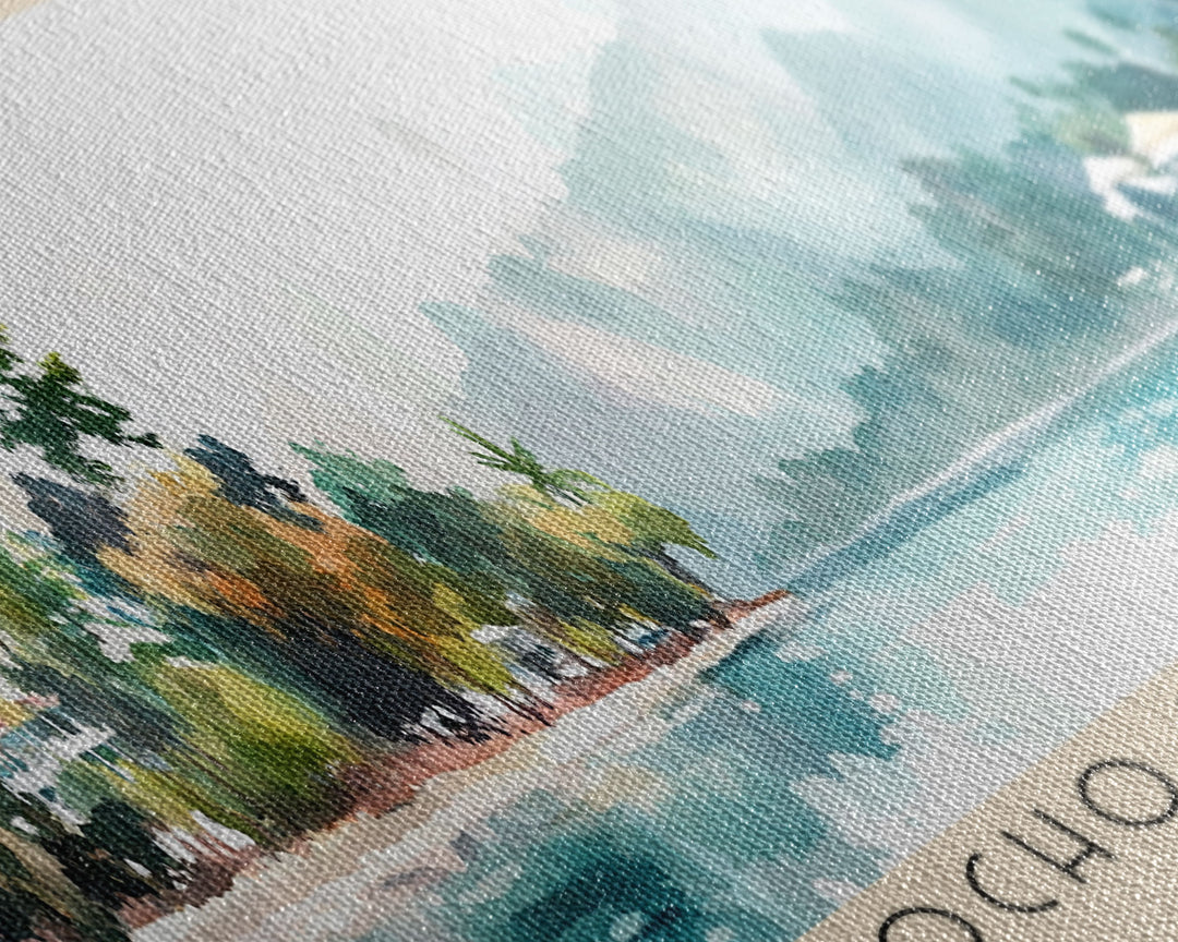 Ocho Rios Bay, Jamaica Watercolor Print, Vacation Gift, Jamaica Wall Art, Vacation Wall Art, Vacatation Memories, Beach Decor, Beach Or Lakehouse Art