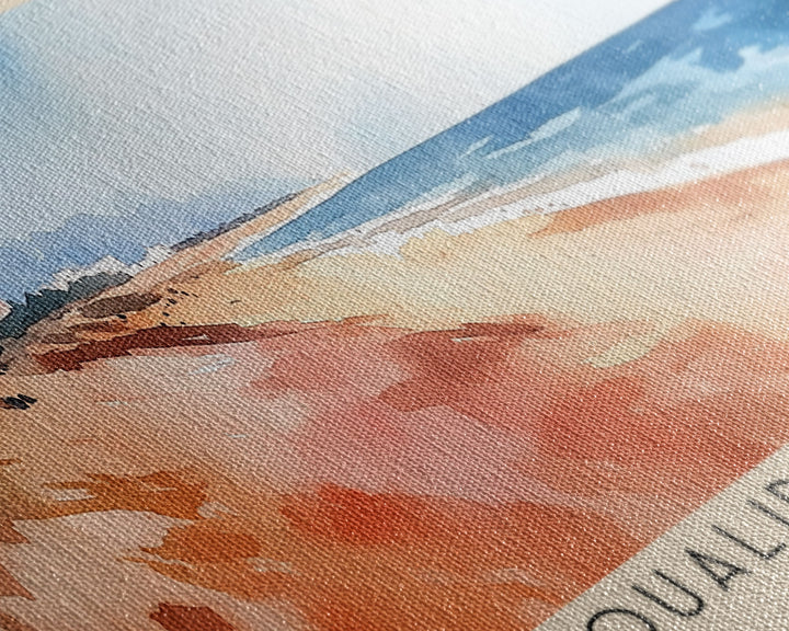 Oualidia Beach, Morocco Watercolor Print, Vacation Gift, Morocco Wall Art, Beach Painting, Beach Decor, Beach Or Lakehouse Art