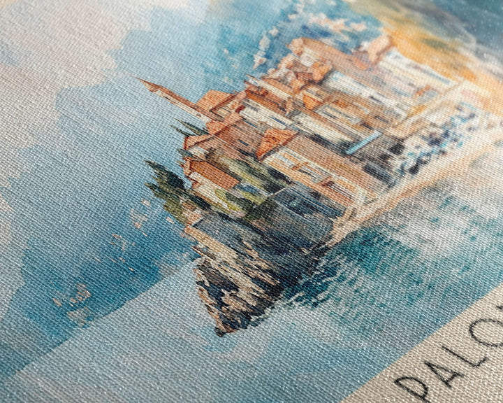 Palombaggia, France Watercolor Print, Vacation Gift, France Wall Art, Beach Painting, Beach Decor, Beach Or Lakehouse Art