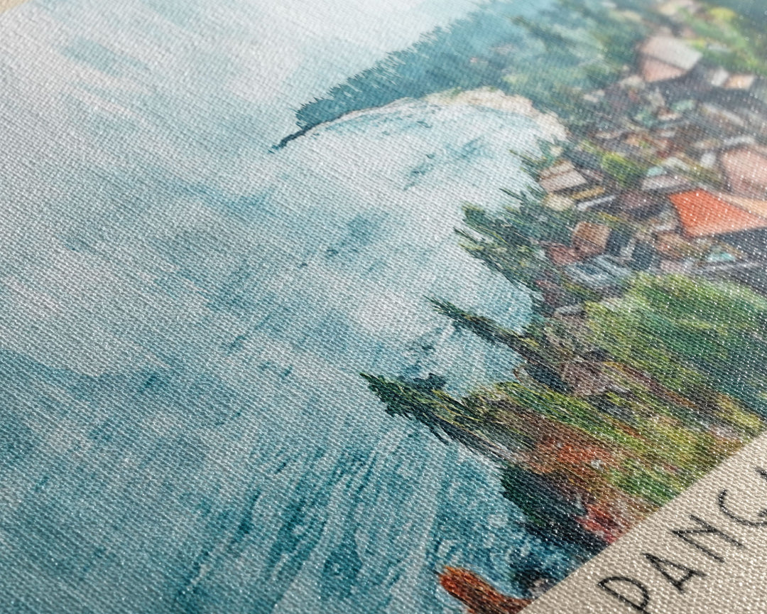 Pangandaran, Indonesia Watercolor Print, Vacation Gift, Indonesia Wall Art, Beach Painting, Beach Decor, Beach Or Lakehouse Art