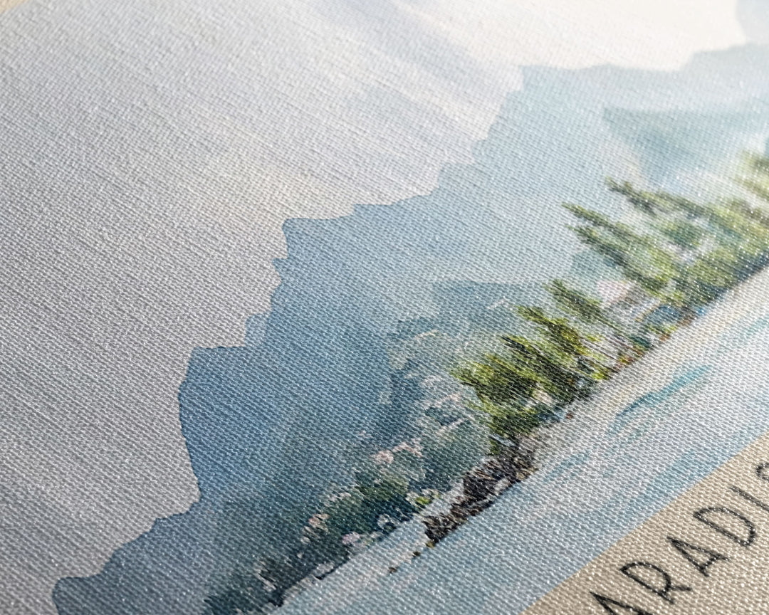 Paradise Island, Dominican Republic Watercolor Print, Vacation Gift, Dominican Republic Wall Art, Beach Painting, Beach Decor, Beach Or Lakehouse Art