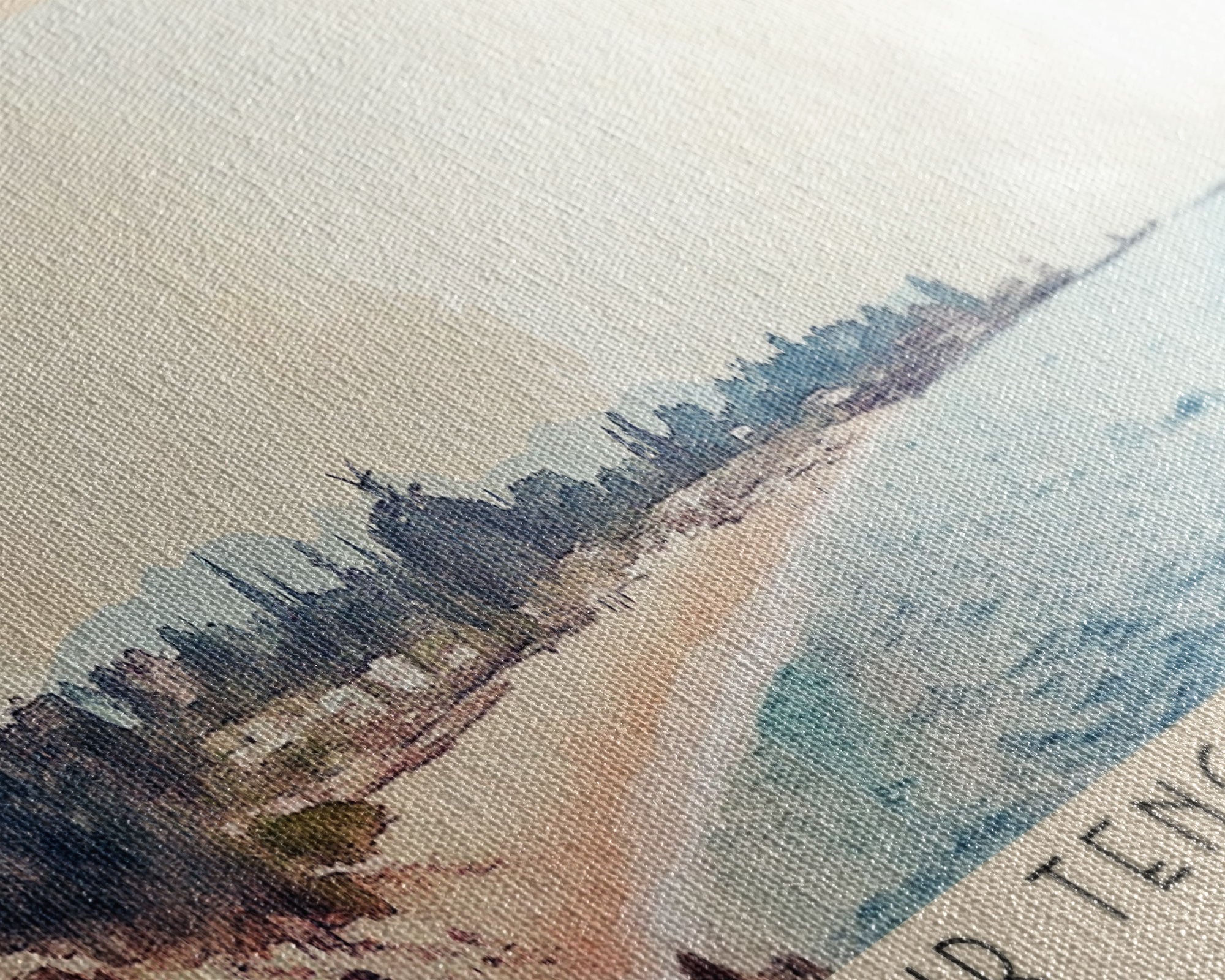 Pasir Tengkorak Beach, Malasyia Watercolor Print, Vacation Gift, Malasyia Wall Art, Vacation Wall Art, Vacatation Memories, Beach Decor, Beach Or Lakehouse Art