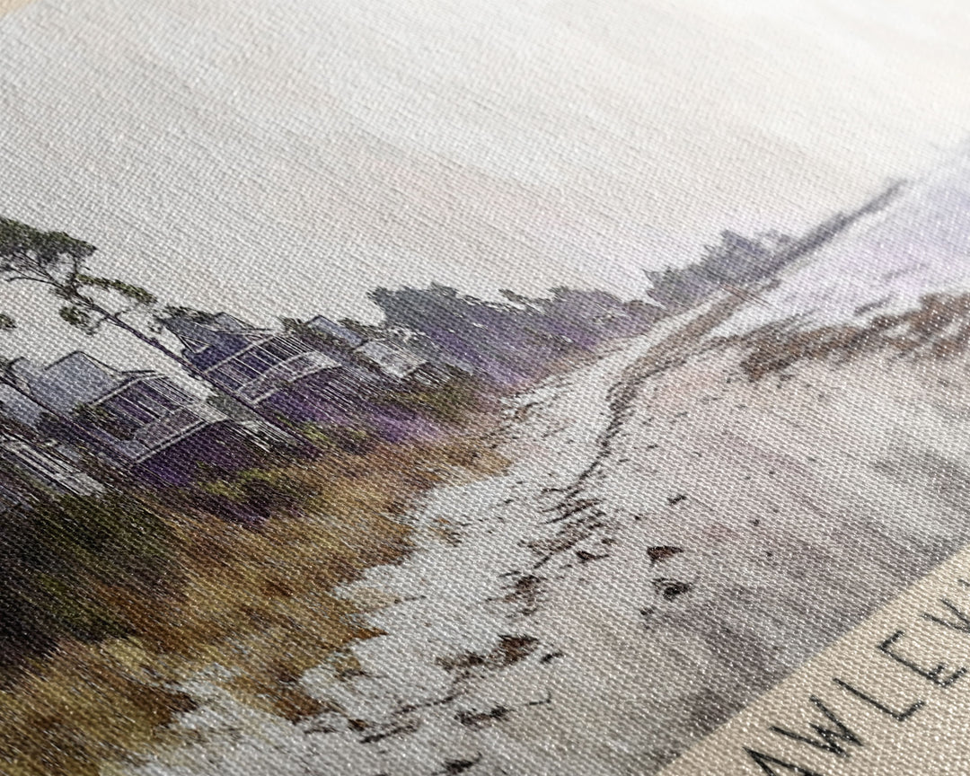 Pawley's Island, South Carolina Watercolor Print, Vacation Gift, South Carolina Wall Art, Beach Painting, Beach Decor, Beach Or Lakehouse Art