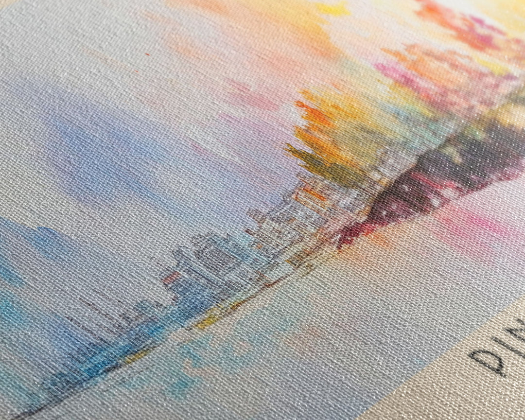 Pingtan, China Watercolor Print, Vacation Gift, China Wall Art, Beach Painting, Beach Decor, Beach Or Lakehouse Art