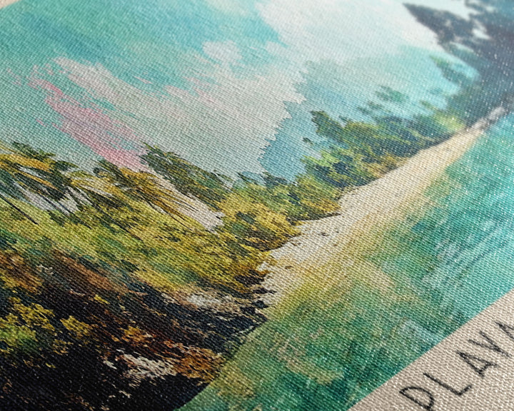 Playa Rincón, Dominican Republic Watercolor Print, Vacation Gift, Dominican Republic Wall Art, Vacation Wall Art, Vacatation Memories, Beach Decor, Beach Or Lakehouse Art